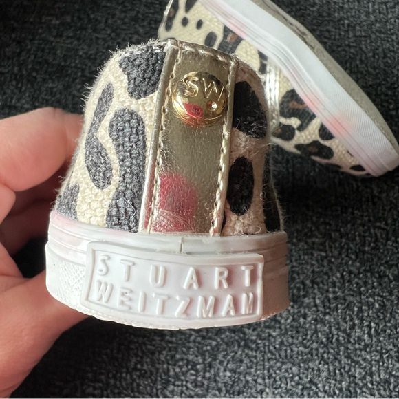Stuart Weitzman Baby Nuggets Caramel Cheetah Shoes - Picture 7 of 10